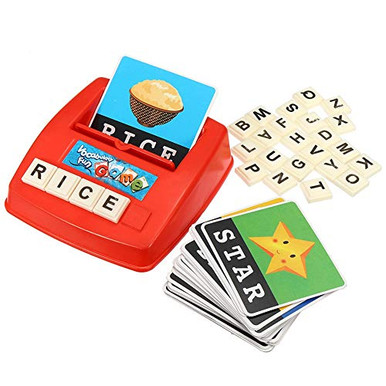 Easyflower Plush Toy English Spelling Alphabet Letter Game Set,Kids ...