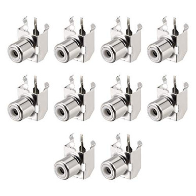 AV Concentric Outlet 4 RCA Female Jack 6 Pin Connector Socket Panel Mount at ₹ 6 | Connectors in