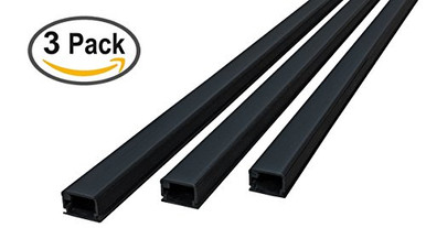 Small Latching Cable Raceway (375 Series) - 5ft - Black | 3 Sticks ...