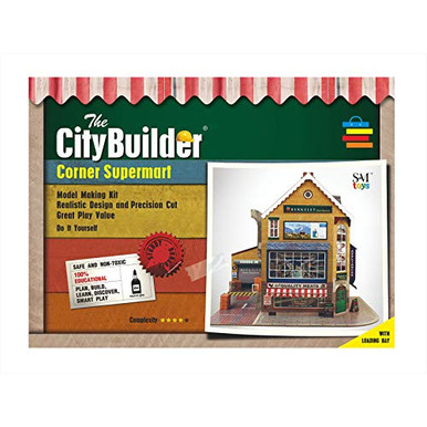 O Gauge 1:48 Scale Corner SUPERMART Cardboard Model Making Kit The ...