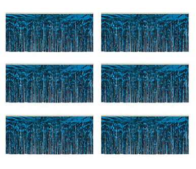 Beistle Tissue Fringe Drapes, 2 Stück – 15 Zoll X 10 Fuß, Weiß, Fransen-Girlanden Für Party-Deko