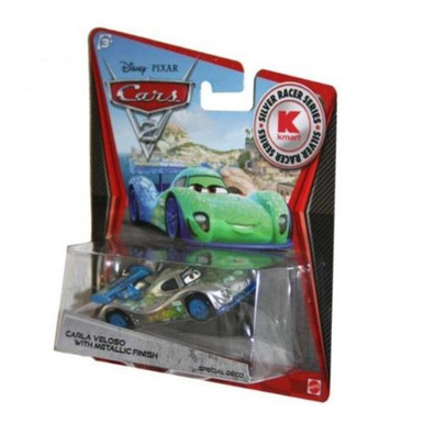 Disney / Pixar CARS 2 Movie Exclusive 155 Die Cast Car SILVER RACER ...