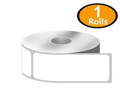 BETCKEY - Étiquettes multi-usages et d'adresse de 38 mm x 25 mm, compatibles avec les imprimantes d'étiquettes Zebra et Rollo, adhésif de qualité supérieure et perforées [6 rouleaux, 7800 étiquettes