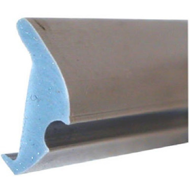 CRL Glazing Vinyl Channel - 11/32" Depth, Fits 9/32" Metal Opening For 3/16" Glass, 100 Ft Roll