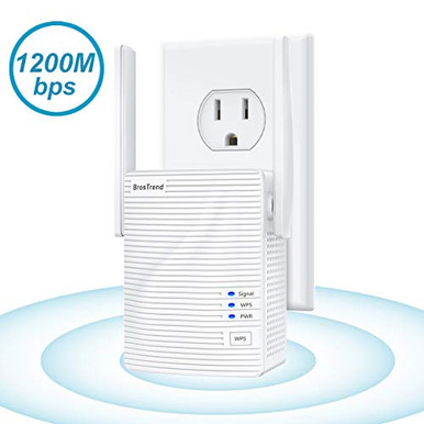 BrosTrend AC1200 Access Point WiFi Con Porta Gigabit E Antenne Esterne