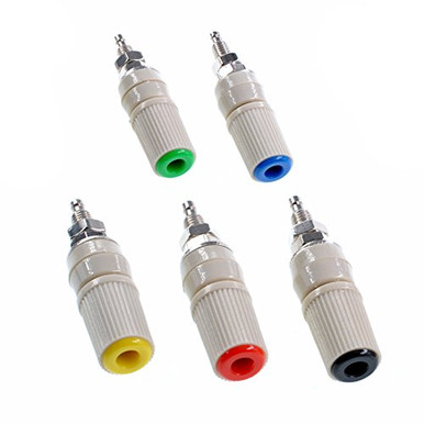 Oiyagai 5Pcs M5 High Current 5mm Female Banana Socket Binding Test Plug ...
