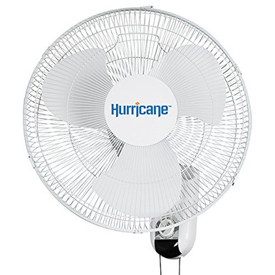 Hurricane Wall Mount Fan - 16 Inch | Classic Series | Wall Fan with 90 ...