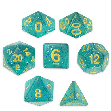 Polyhedral Dice: Translucent Blue main image 1