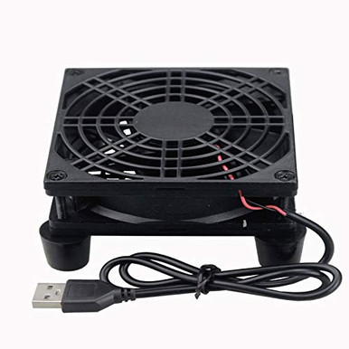 GDSTIME Quiet 80mm Fan, Router Cooler Fan, 80mm x 25mm DC 5V USB ...