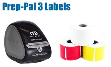 Prep-Pal Premium Peel Adhesive 2x2 Food Prep Labels 500 Labels per roll ...