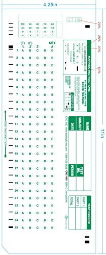 TEST-889E 889 E Compatible Testing Forms (500 Sheet Pack ...