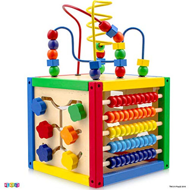 Play22 Activity Cube with Bead Maze - 5 in 1 Baby Activity Cube ...