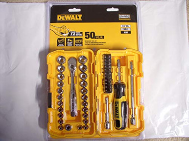 DeWALT DWMT81610 50 Piece Mechanics Tool Set Kit - Warehousesoverstock