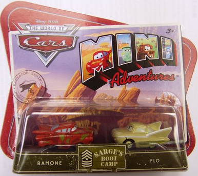 Disney / Pixar CARS Movie Toy Mini Adventures Sarge's Boot Camp Ramone ...