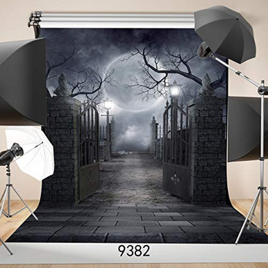 Halloween-Fotohintergrund – 150x210 Cm Vinyl, Gruselig & Detailreich