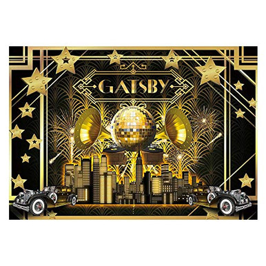 Funnytree Roaring 20s Themed Party Backdrop Photography The Great ...