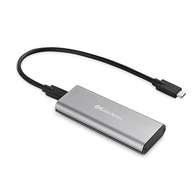 Cable Matters 10Gbps Aluminum USB C to M.2 Enclosure for NVMe SSD with ...