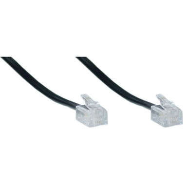 Phone Line Cord Fax Modem Landline RJ11 Telephone DSL Cable 6P4C 2 Pack ...