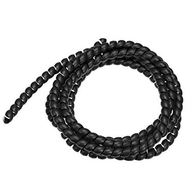 uxcell Flexible Spiral Tube Wrap Cable Management Sleeve 8mm X 10mm ...