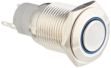 Interruttore A Pulsante Momentaneo Da 19 Mm E 12 V, Simbolo - Foto 7