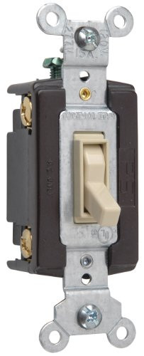 Legrand - Pass & Seymour 664IGCC12 Four Way Toggle Switch Grounding 15 ...