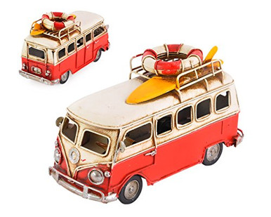 Ace Select Toy Camper Van 6.3 Inches Worn Style Retro Metal Classic T1 ...