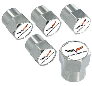 Chevrolet Chevy Corvette C6 Chrome Valve Cap Covers - Warehousesoverstock
