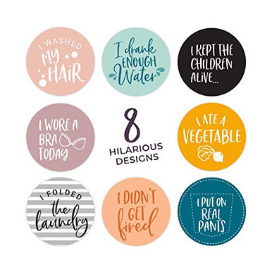 Adulting Stickers 2 Inch Circle Labels 250 per packFunny snarky adult ...