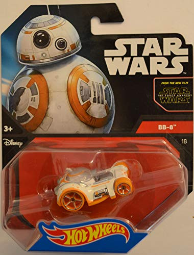 Hot Wheels BB8 White HW Star Wars Series 164 Scale Collectible Die Cast ...