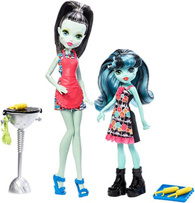 Monster High Monster Family Frankie Stein Alivia Stein Dolls ...
