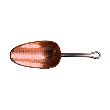 Sertodo Copper Scoop for Ice and Dry goods Pure Copper Heavy Gauge Hand ...