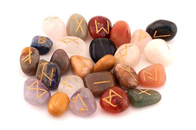 Healing Crystals India Lucky Stones and Crystals Runes Stones Set Zelda ...