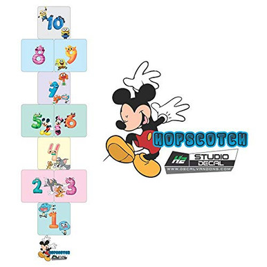 HK Studio Sensory Path Stickers for Kids Sensory Path Decals Hopscotch ...