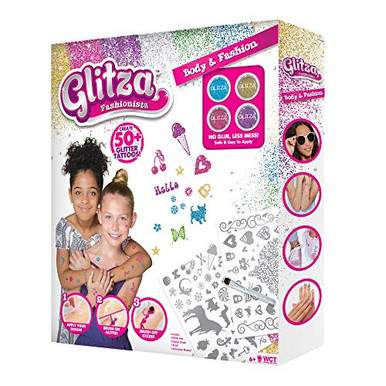 Glitza Fashionista The Less Mess More Fun Glitter Tattoo for Girls ...