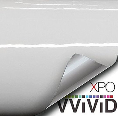 White Gloss Car Wrap Vinyl Roll with Air Release Adhesive 3mil-VViViD8 ...