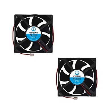 WINSINN 80mm Fan 5V Brushless 8025 80x25mm for Cooling PC Computer Case ...