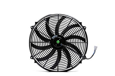 Engine Radiator Cooling Fan 16 Inch Curved Blade Ultra Thin Universal ...