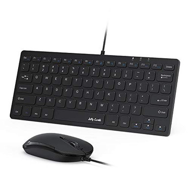 USB Keyboard and MouseJelly Comb Ultra Thin Small Compact Wired ...