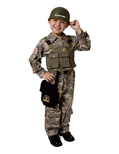 Dress Up America Army Costume Soldier Costume for Boys and Girls US ...