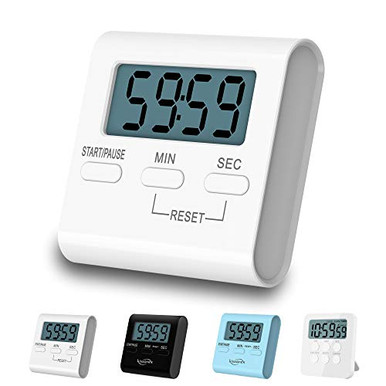 Small Stopwatch Timer Kissarex Digital Kitchen Countdown Timer: Teachers Classroom Counter ...