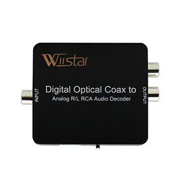 Optical SPDIF ToslinkCoaxial Digital to Analog Audio Decoder Converter ...