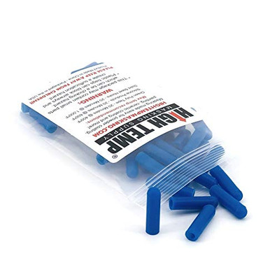 50 Piece 316 ID High Temp Silicone Rubber End Caps Powder Coating ...