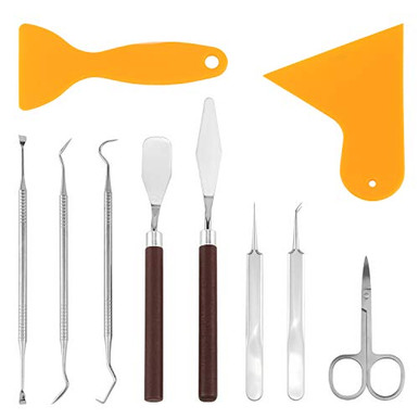 Vinyl Lettering Tools LUTER 10 Pcs Craft Weeding Tool Set, Basic Vinyl Weeding Kit for ...