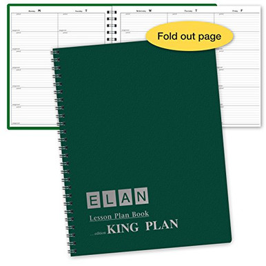 6 Period Extra Large Teacher Lesson Plan; Days Horizontally Across The ...
