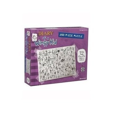 Diary of a Wimpy Kid 200 piece Book Five - Purple Puzzle by Pressman ...