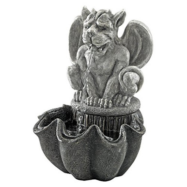 Water Fountain - Cedric the Squirt Gothic Gargoyle Statue Garden Decor ...