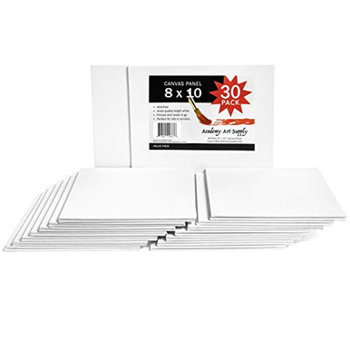 Super Value Pack 30, 8X10 Canvas Panels - Academy Art Supply Value Pack ...