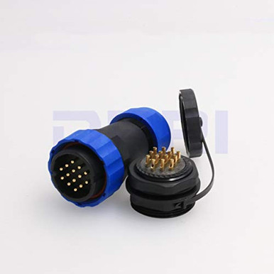 DRRI HE29 14-poliger Rundstecker – Wasserdicht IP68, 28 Mm Gewinde, 10 A / 380 V – Für Industrielle Anwendungen
