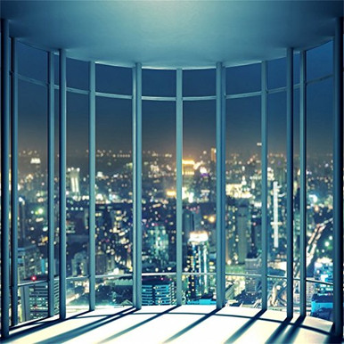 Leowefowa 10X10FT Business Office Room Backdrop French Window ...