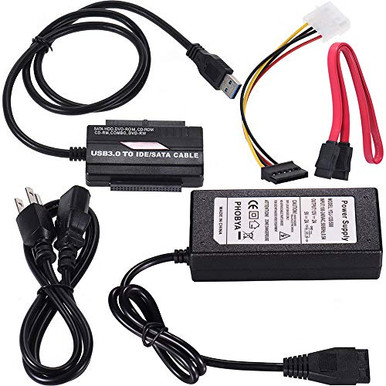 Warmstor USB 3.0 to SATA PATA IDE Hard Drive Adapter Cable Compatible ...
